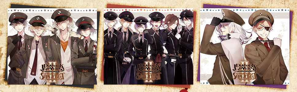 【正規品爆買い】DIABOLIK LOVERS ディアラバ Bloody Song SUPER BEST Ⅱ　マット缶バッジ 軍服缶バッジ シュウ 逆巻 バッジ