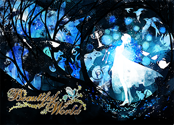 「Beautiful World」ブラインドポスター